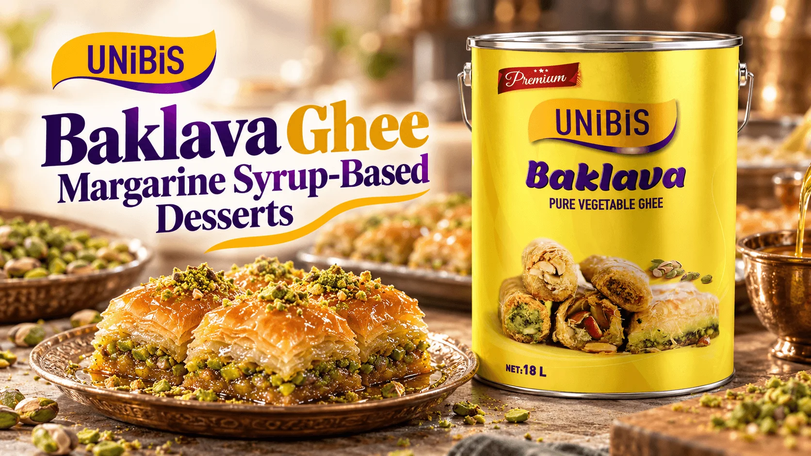 Baklava Ghee Margarine Syrup-Based Desserts