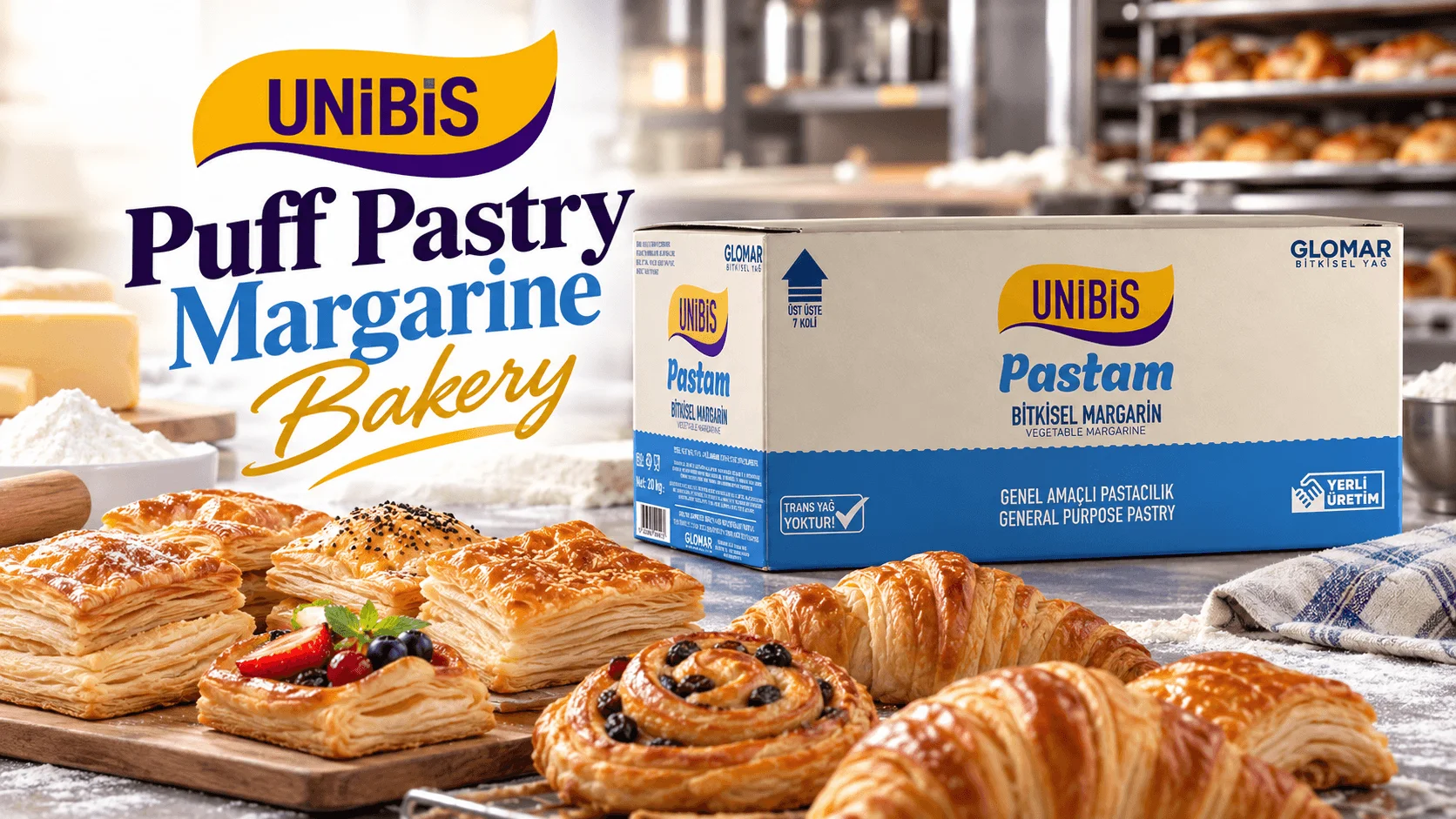 Puff Pastry Margarine Bakery